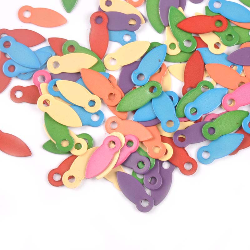 Embellishments For Scrapbooking - 100 قطعة من دبابيس الزينة متعددة