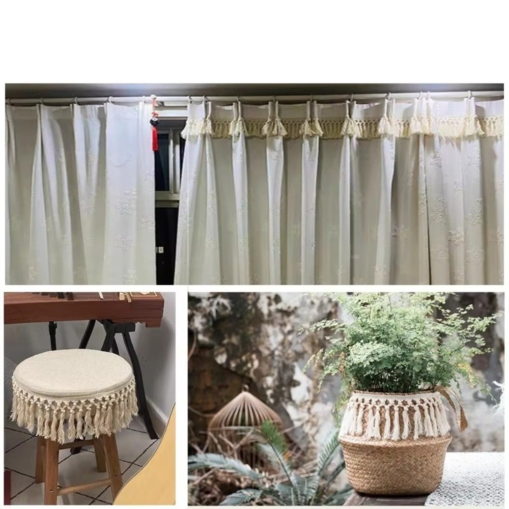 شريط زخرفي بشراشيب بعرض 11 سم، - مراجعة Tassel Fringe Trim وسعره