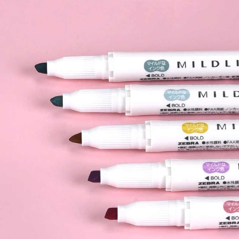 قلم تمييز زيبرا ميلدلاينر، ألو - مراجعة Zebra Pen Mildliner وسعره