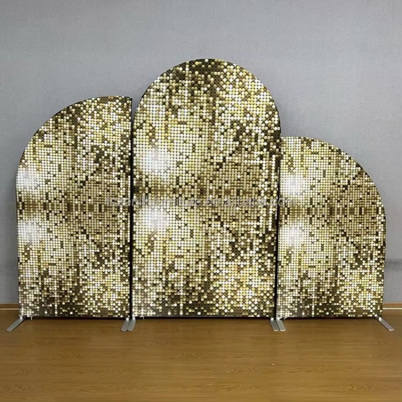 غطاء خلفي على شكل قوس من القما - مراجعة Sequin Fabric Panel وسعره