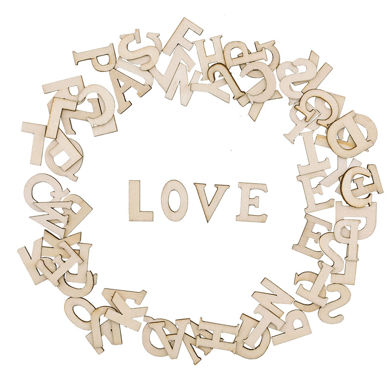 حروف أبجدية وأرقام خشبية ، زين - مراجعة Embellishments For Scrapbooking وسعره