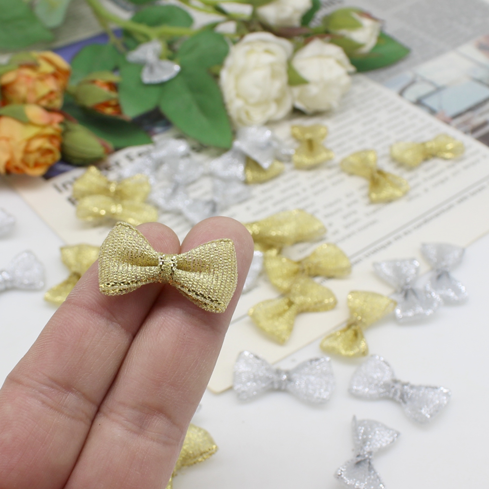 50/100 قطعة من الأقواس المصنوع - مراجعة Embellishments For Scrapbooking وسعره