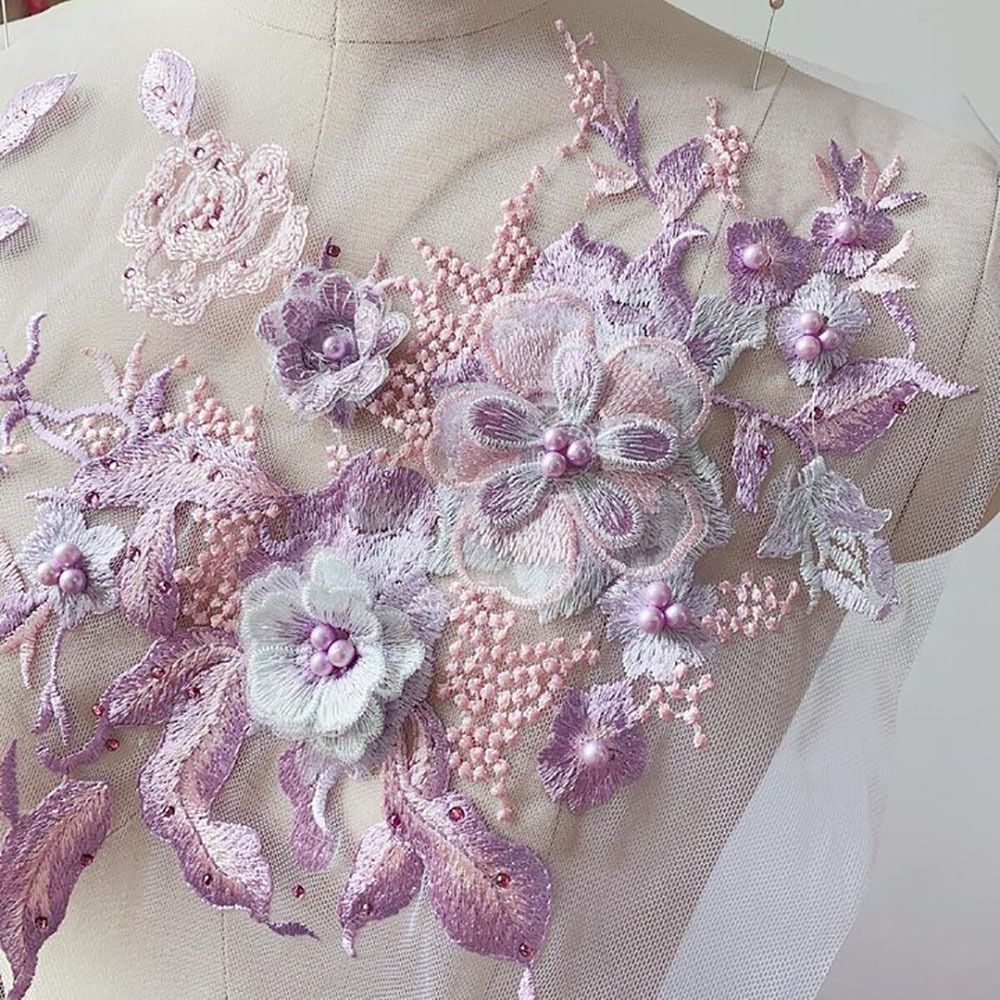 ثلاثية الأبعاد الزهور مطرز أقم - مراجعة Embellishments For Scrapbooking وسعره
