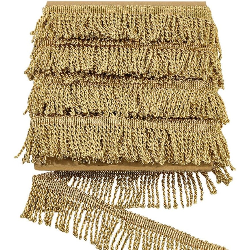 12 ياردة × 2.2 بوصة هامش تقليم - مراجعة Tassel Fringe Trim وسعره