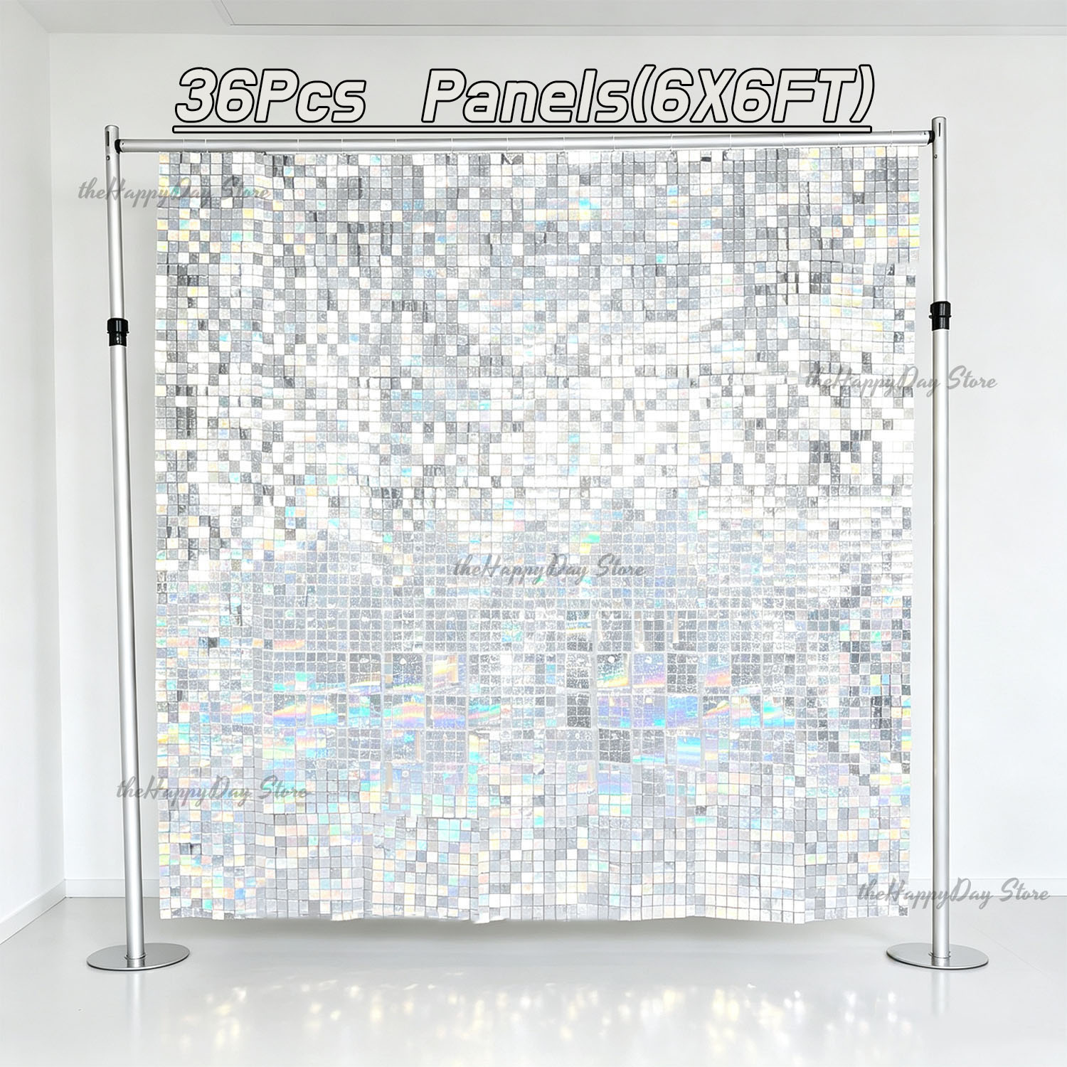 18-3 قطع من ألواح الخلفية اللا - مراجعة Sequin Fabric Panel وسعره