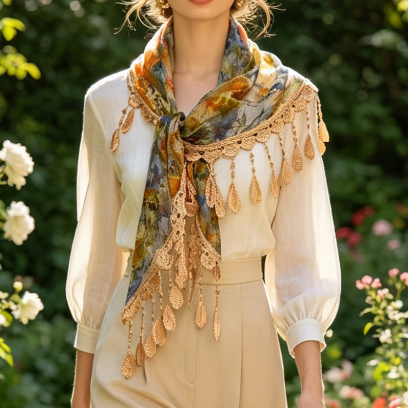 حزام خصر نسائي بتصميم عتيق من  - مراجعة Tassel Fringe Trim وسعره