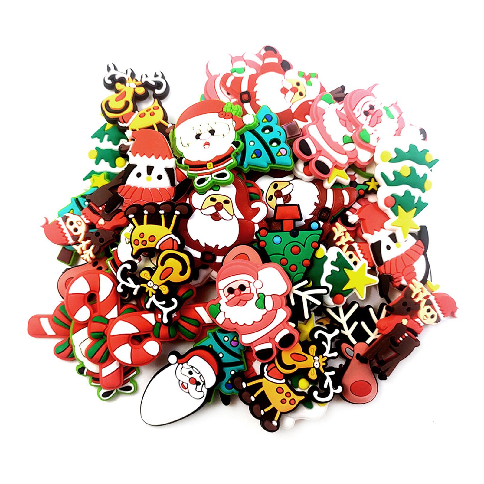 100 قطعة من الزينة البلاستيكية - مراجعة Christmas Craft Embellishment وسعره