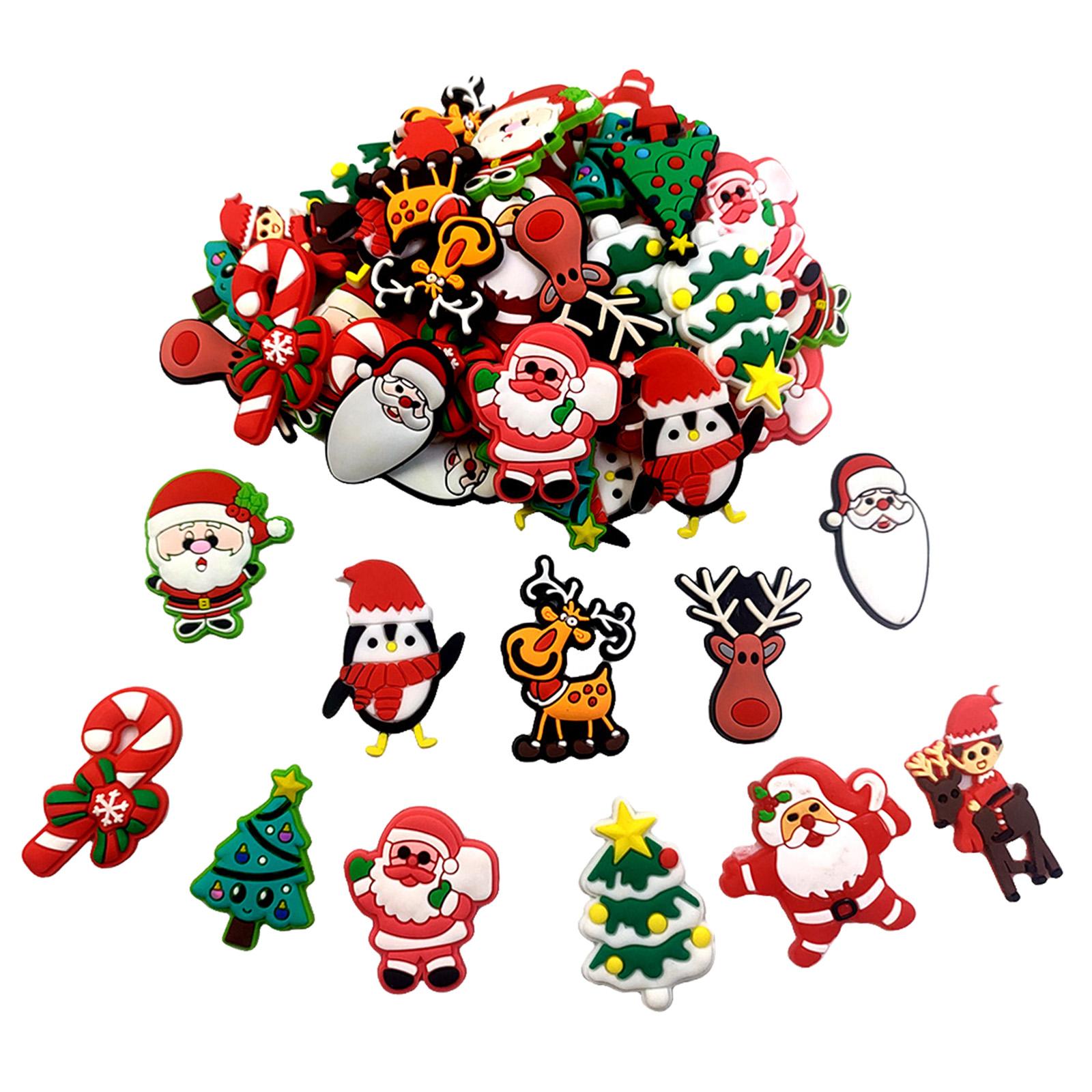 100 قطعة من الزينة البلاستيكية - مراجعة Christmas Craft Embellishment وسعره