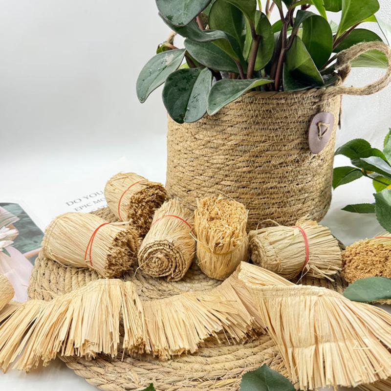 شريط زخرفي جديد من الجوت بطول  - مراجعة Tassel Fringe Trim وسعره